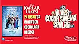 Karlar Ülkesi (Frozen) Ülker'den Tüm Çocuklara 23 Nisan Hediyesi!